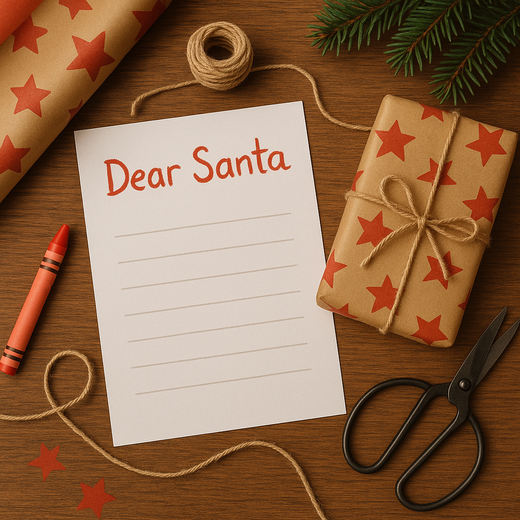 02/12 - Letter to Santa & Wrapping Paper